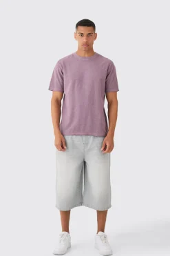 Textured Washed T-shirt | UK^boohooMAN Hot