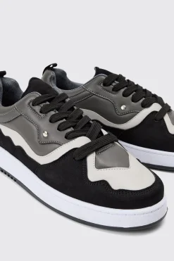 boohooMAN Tonal Chunky Trainers In | UK| Trainers & Hi-Tops