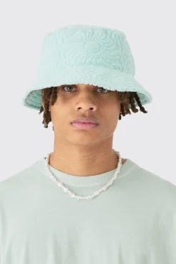 boohooMAN Towelling Bucket Hat In | UK| Hats & Caps