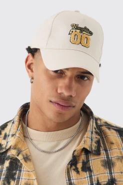 boohooMAN Towelling Graphic Cap In | UK| Hats & Caps