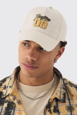 boohooMAN Towelling Graphic Cap In | UK| Hats & Caps