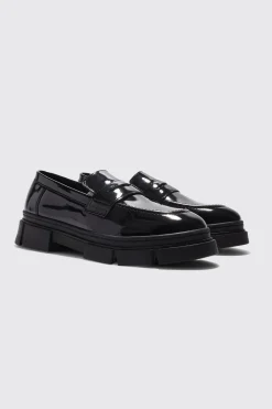 boohooMAN Track Sole Loafer | UK| Smart Shoes