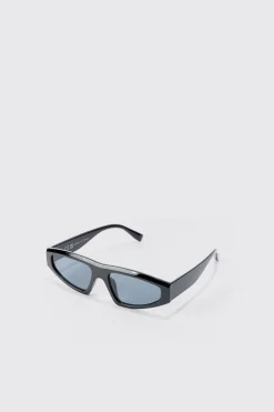 boohooMAN Triangle Plastic Sunglasses In | UK| Sunglasses