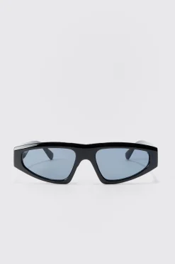 boohooMAN Triangle Plastic Sunglasses In | UK| Sunglasses