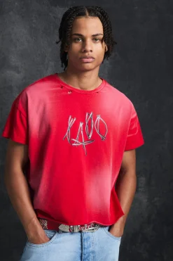 Trippie d Baby Fit Heavy Washed 1400 T-shirt | UK^boohooMAN Discount