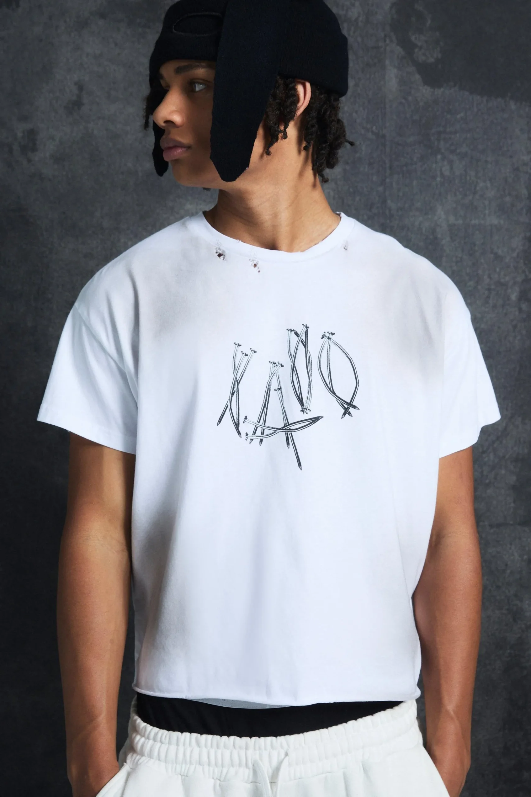 Trippie Redd Baby Fit Heavy Washed 1400 T-shirt | UK^boohooMAN Clearance