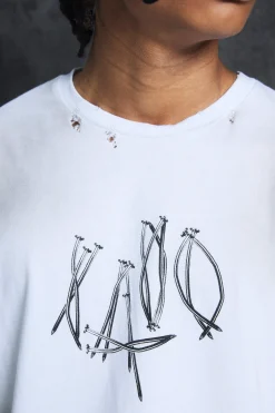 Trippie Redd Baby Fit Heavy Washed 1400 T-shirt | UK^boohooMAN Clearance