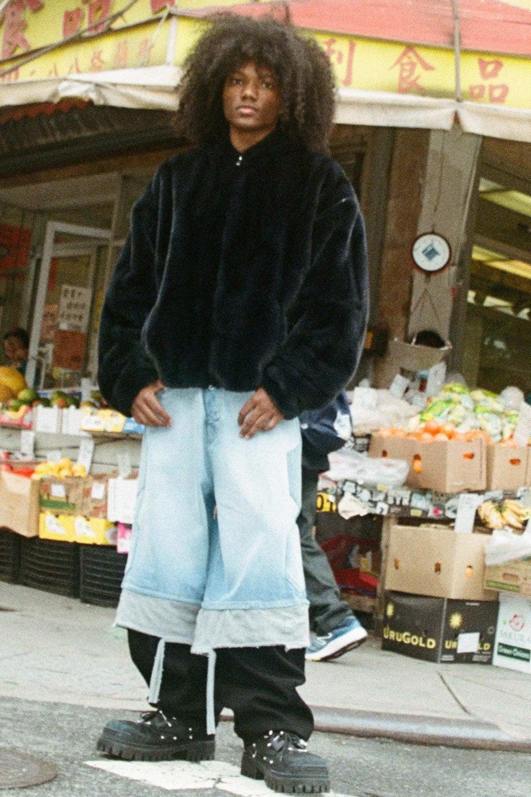 boohooMAN Trippie Redd Baggy Rigid Hybrid Layered Denim Jeans | UK| Trousers|Jeans