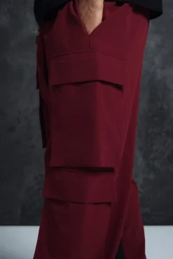 boohooMAN Trippie Redd Elasticated Waist Relaxed Technical Stretch Cargo Trousers | UK| Trousers|Cargos