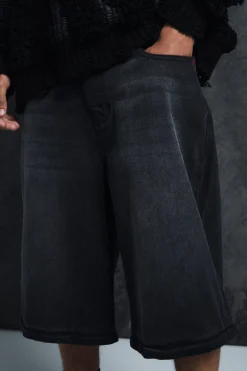 boohooMAN Trippie Redd Extreme Baggy Rigid Zip Off Leg Denim Jeans | UK| Trousers|Jeans