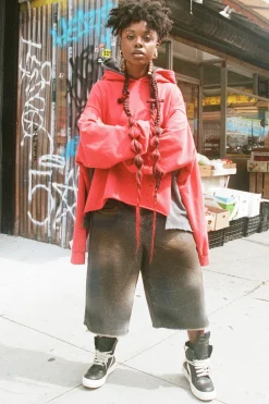 boohooMAN Trippie Redd Long Line Extreme Washed Denim Jorts | UK| Shorts