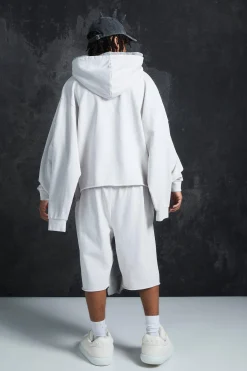 boohooMAN Trippie Redd Oversized Boxy Heavy, Washed & Distressed Hoodie | UK| Hoodies & Sweatshirts