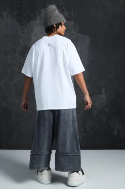 Trippie Redd Oversized Extended Neck Heavyweight Sorry T-shirt | UK^boohooMAN Hot