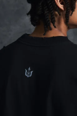 Trippie Redd Oversized Extended Neck Heavy Weight Washed Sorry T-Shirt | UK^boohooMAN Online