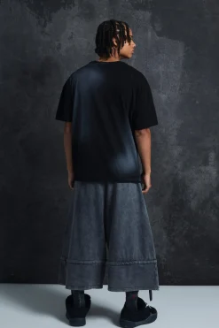 Trippie Redd Oversized Heavy Washed Lips Print T-shirt | UK^boohooMAN Outlet