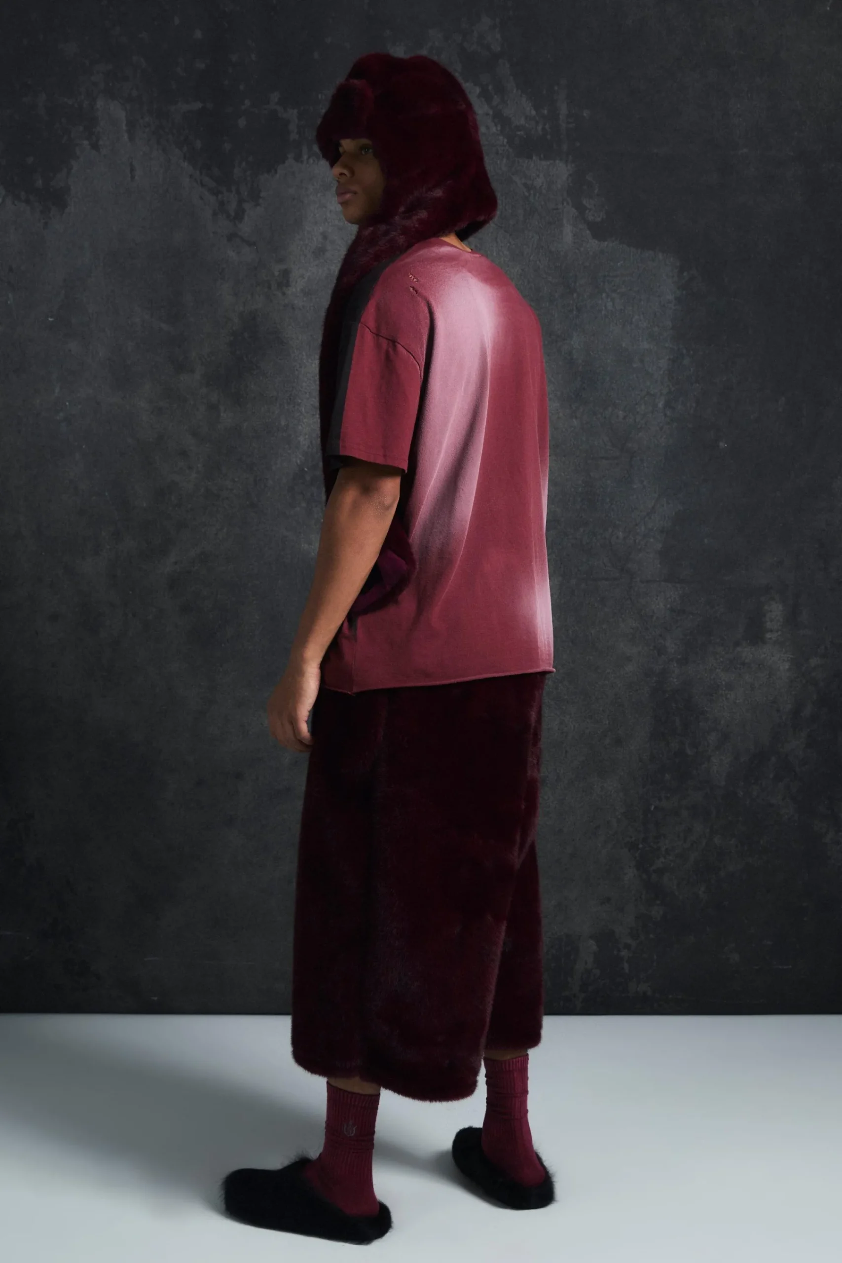 Trippie d Oversized Heavy Washed Lips Print T-shirt | UK^boohooMAN Hot