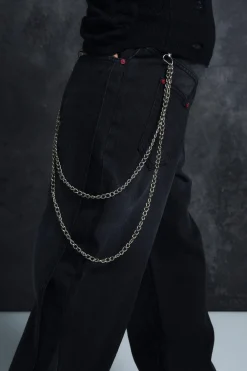 boohooMAN Trippie Redd Relaxed Rigid Panel Denim Jeans | UK| Trousers|Jeans