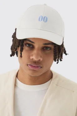boohooMAN Twill Embroidered Cap In | UK| Hats & Caps