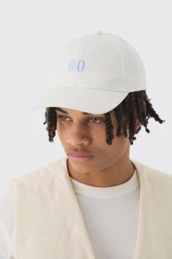 boohooMAN Twill Embroidered Cap In | UK| Hats & Caps