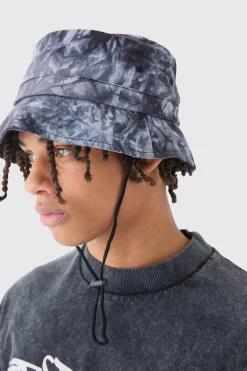 boohooMAN Twill Printed Boonie Hat In | UK| Hats & Caps
