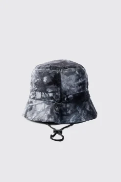 boohooMAN Twill Printed Boonie Hat In | UK| Hats & Caps