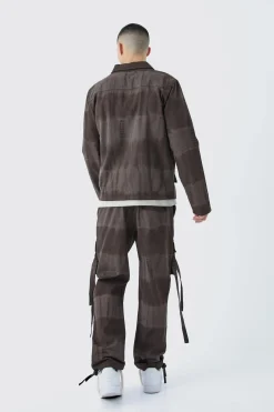 boohooMAN Twill Tie Dye Harrington Jacket | UK| Sets & Co-Ords