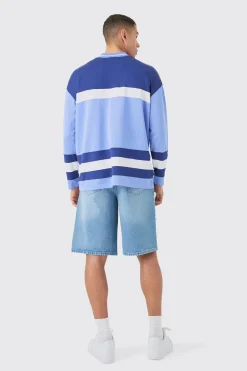 V Neck Colour Block Mesh Long Sleeve T-shirt | UK^boohooMAN