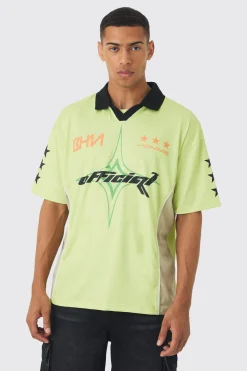 V Neck Official Football Polo | UK^boohooMAN