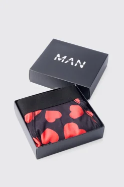 boohooMAN Valentines All Over Heart Boxer Gift Set | UK| Underwear & Socks|Underwear & Socks