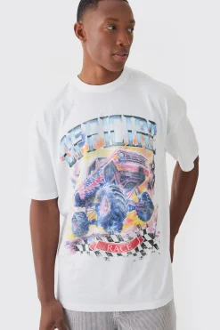 Vintage Official Car Graphic T-shirt | UK^boohooMAN Sale