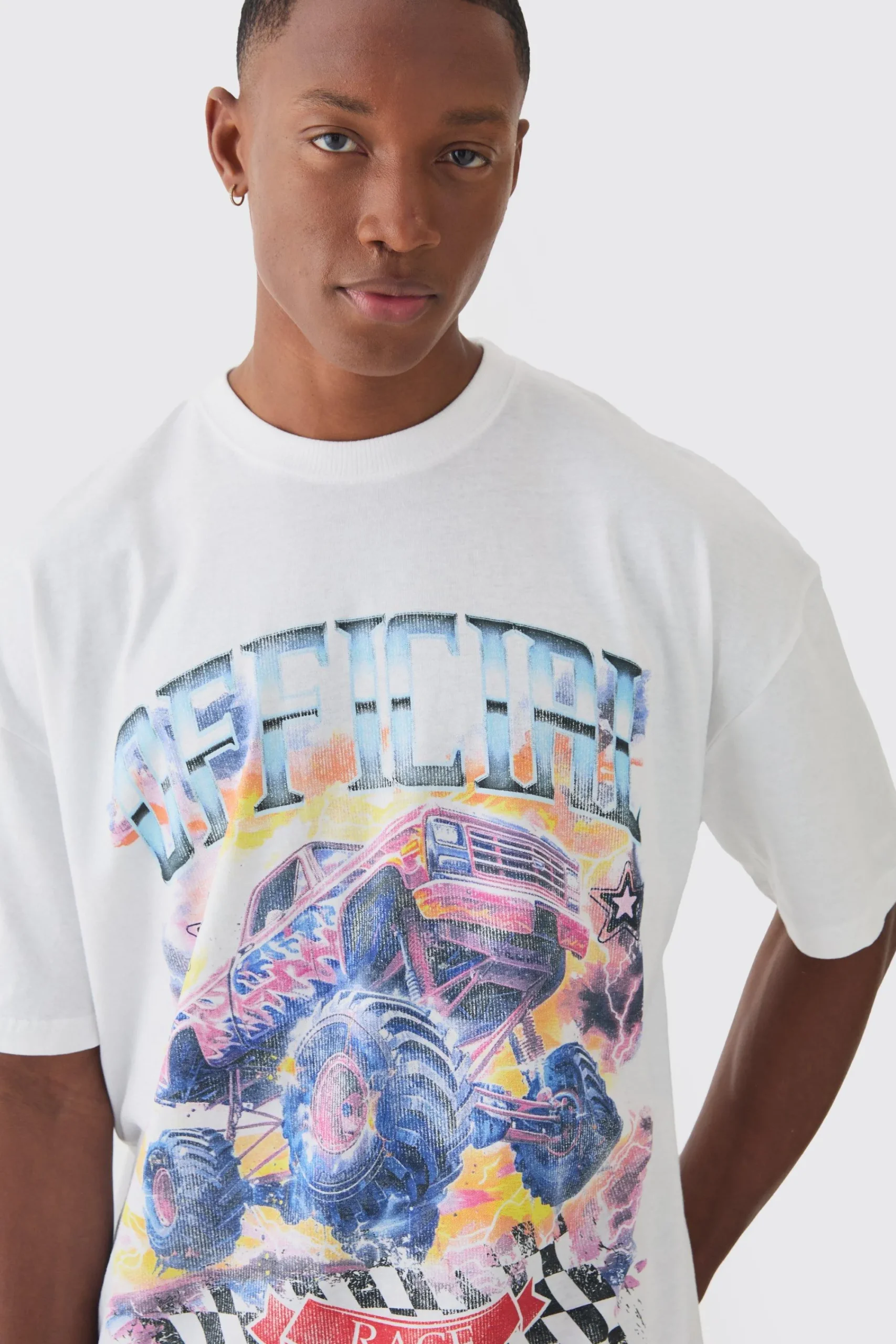 Vintage Official Car Graphic T-shirt | UK^boohooMAN Sale