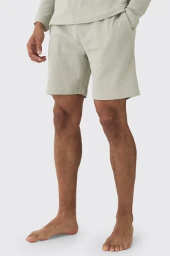 boohooMAN Waffle Lounge Shorts | UK| Loungewear