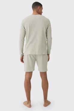 boohooMAN Waffle Lounge Shorts | UK| Loungewear