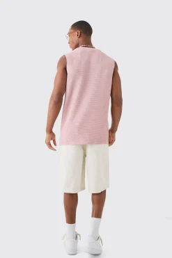 Waffle Tank | UK^boohooMAN Outlet