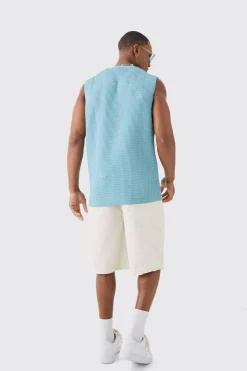 Waffle Tank | UK^boohooMAN Discount