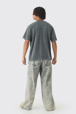 Washed Moto Graphic T-Shirt | UK^boohooMAN