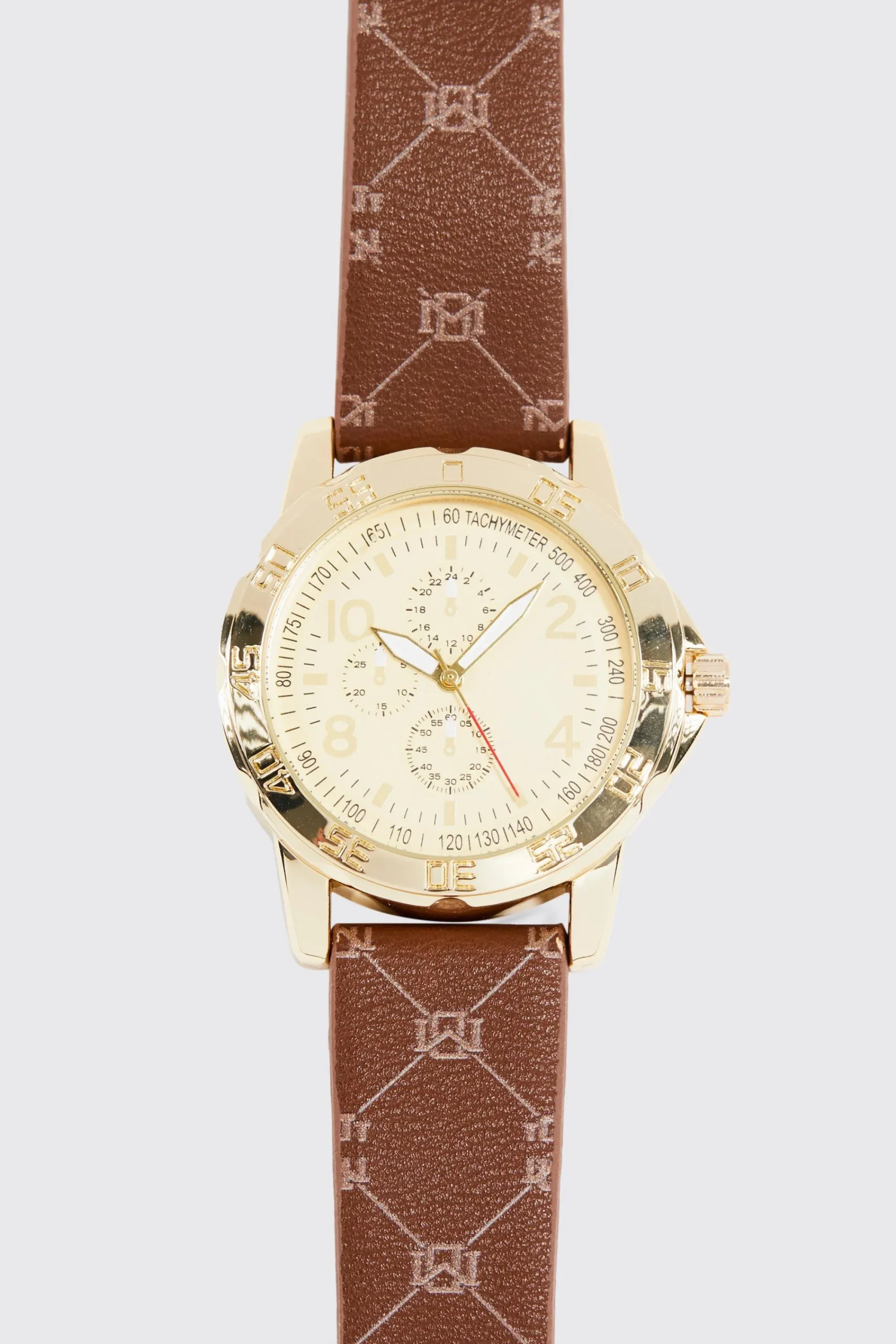 boohooMAN Watch With Faux Leather Print Strap | UK| Jewellery & Watches