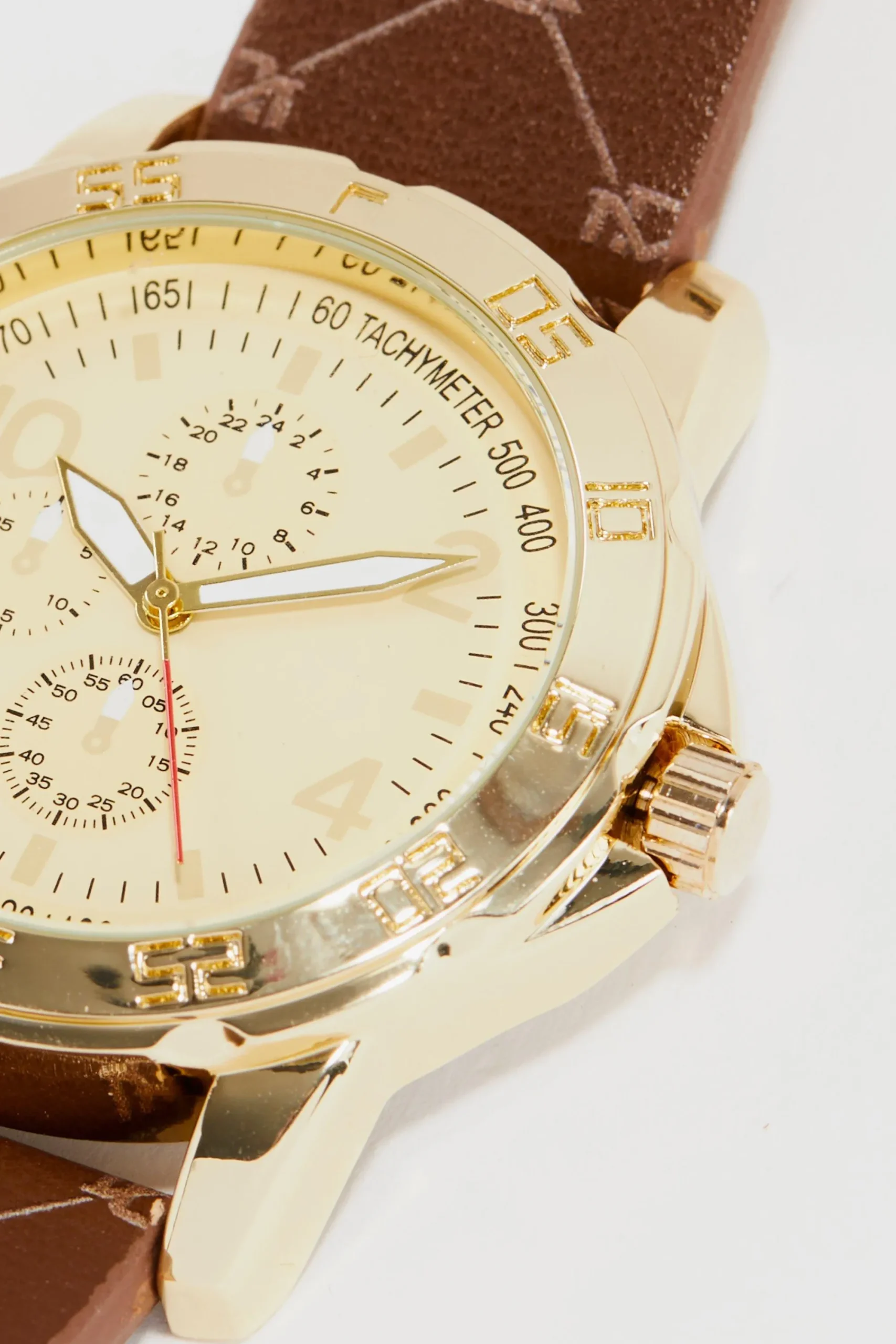 boohooMAN Watch With Faux Leather Print Strap | UK| Jewellery & Watches