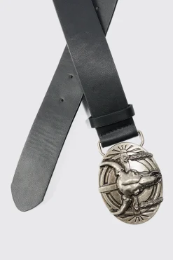 boohooMAN Western Bull Belt | UK| Belts
