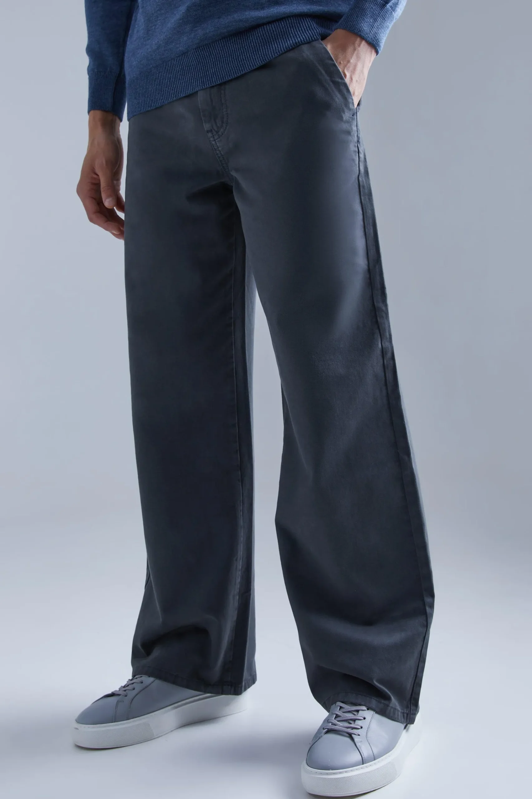 boohooMAN Wide Fit Chino Trouser | UK| Trousers