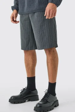 boohooMAN Wide Leg Tailored Pleated Jort | UK| Shorts