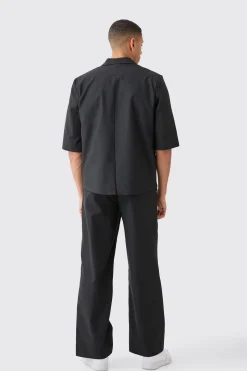 boohooMAN Wide Leg Tailored Trousers | UK| Suits & Tailoring