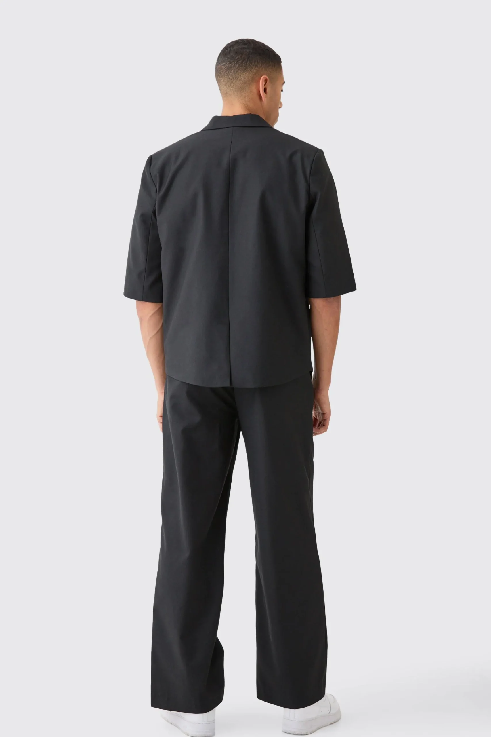 boohooMAN Wide Leg Tailored Trousers | UK| Suits & Tailoring