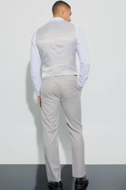 boohooMAN Window Check Straight Fit Trousers | UK| Trousers