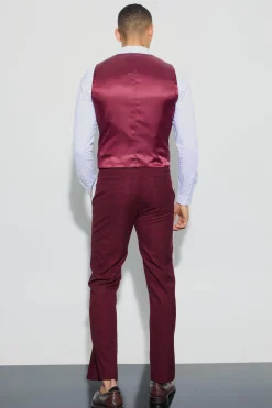 boohooMAN Window Check Straight Fit Trousers | UK| Trousers|Suits & Tailoring