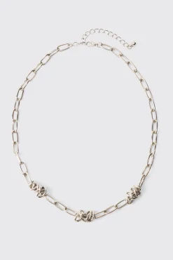 boohooMAN Wire Chunky Chain Necklace | UK| Jewellery & Watches