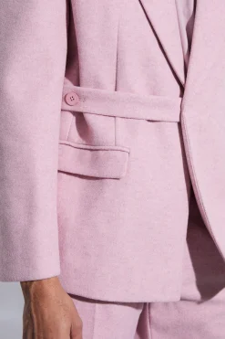 boohooMAN Wool Look Oversized Strap Detail Blazer | UK| Suits & Tailoring