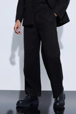 boohooMAN Wool Look Oversized Strap Detail Suit | UK| Suits & Tailoring