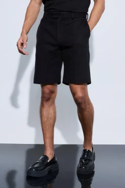 boohooMAN Wool Look Tailored Shorts | UK| Suits & Tailoring|Shorts