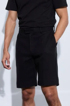 boohooMAN Wool Look Tailored Shorts | UK| Suits & Tailoring|Shorts